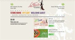 Desktop Screenshot of lafiesta.securetree.com