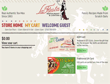 Tablet Screenshot of lafiesta.securetree.com
