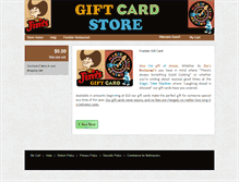 Tablet Screenshot of frontier.securetree.com